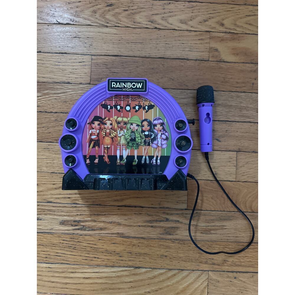 Rainbow High Sing Along Boombox with Microphone